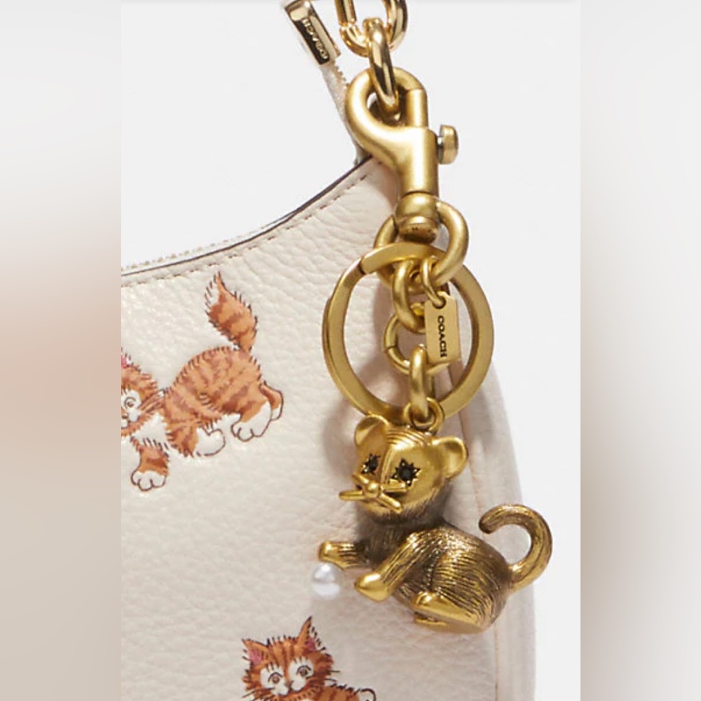 Coach Creatures Kitten Bag Charm. NWT!